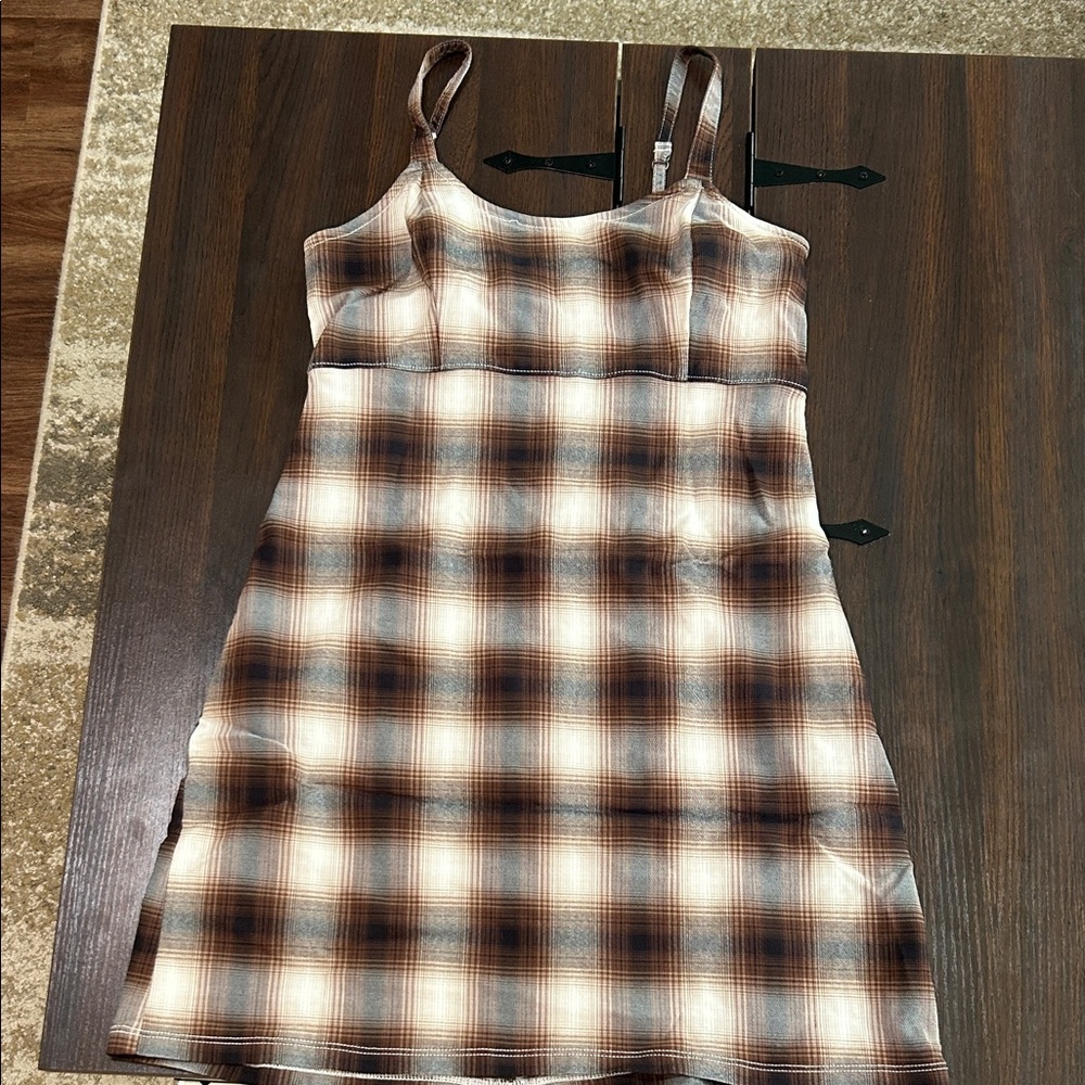Hollister plaid dress M